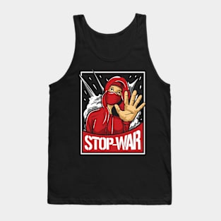 Stop War Ukraine Support Design Tank Top